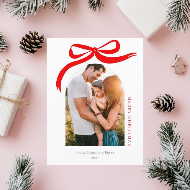 Cartão Postal De Festividades Feliz Natal - Design de Natal Moderno (Criador carregado)