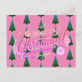Cartão Postal De Festividades Feliz Natal - design Xmas personalizável
