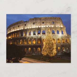 Cartão Postal De Festividades Feliz Natal do Cartaz de Roma