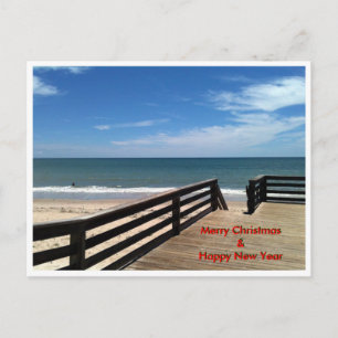 Cartão Postal De Festividades Feliz Natal e Feliz ano novo O MUSEUM Zazzle