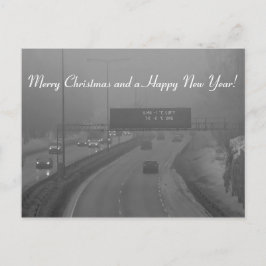 Cartão Postal De Festividades Feliz Natal e Feliz ano novo postal