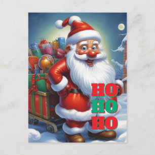 Cartão Postal De Festividades Feliz Natal Feliz Ano Novo Temporada de Férias
