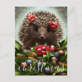 Cartão Postal De Festividades Feliz Natal - Foguete Feliz