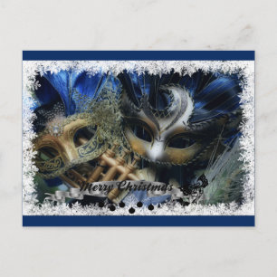 Cartão Postal De Festividades Feliz Natal Gêmeos