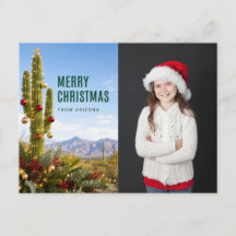 Feliz Natal no Arizona Foto Personalizada da Famíl