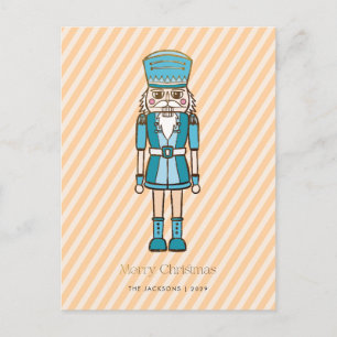 Cartão Postal De Festividades Feliz Natal Nutcracker