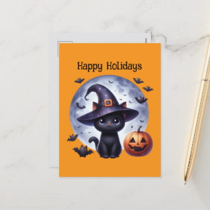 Cartão Postal De Festividades Feliz Natal para os miúdos negros
