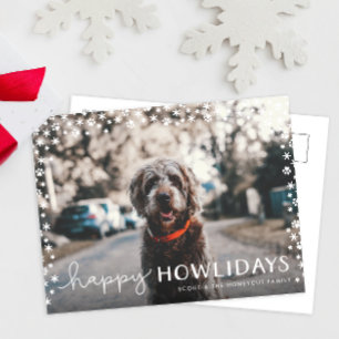 Cartão Postal De Festividades Feliz Natal Pet Lover Cartão de Foto de Férias
