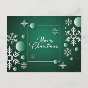 Cartão Postal De Festividades Feliz Natal Simples Elegante Feliz Natal Feliz