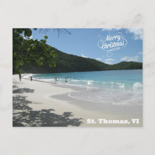 Cartão Postal De Festividades Feliz Natal - St Thomas VI
