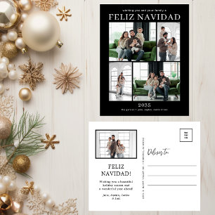 Cartão Postal De Festividades Feliz Navidad 5 Foto