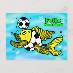 Cartão Postal De Festividades FELIZ NAVIDAD - Cartão engraçado de Feliz Natal 