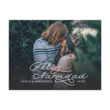 Feliz Navidad, Spanish Christmas Card, postcard