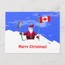 Feliz Papai noel de Natal no Canadá