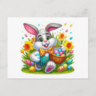 Cartão Postal De Festividades Feliz Páscoa
