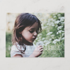 Cartão Postal De Festividades Feliz tudo Foto do script Art deco