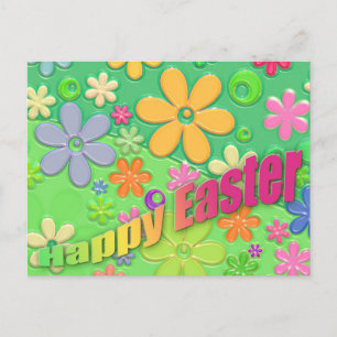 Cartão Postal De Festividades felz pascoa