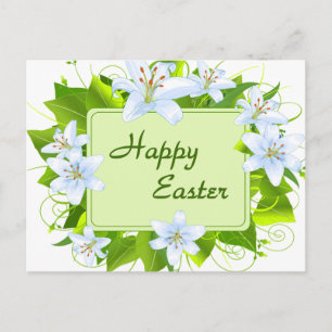 Cartão Postal De Festividades felz pascoa comemorativo
