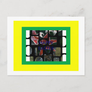 Cartão Postal De Festividades !Felz pascoa de criação de UC