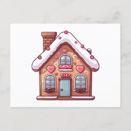 Cartão Postal De Festividades Feriado de Natal com Gingermore bonito