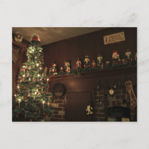 Cartão Postal De Festividades Feriado de Natal primitivo no País Colonial