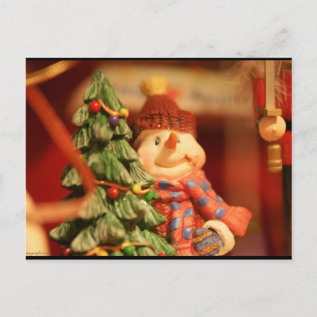 Cartão Postal De Festividades feriados felizes (Frente)