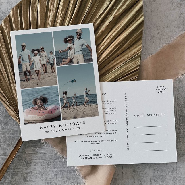 Cartão Postal De Festividades Feriados Felizes Do Chic Ano Na Revisão 4 Foto (Criador carregado)