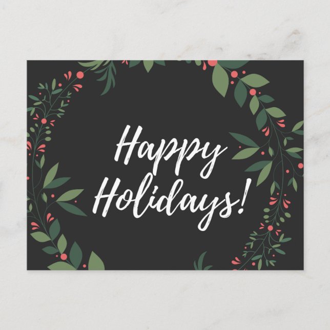 Cartão Postal De Festividades Feriados Felizes, Férias, Férias, Férias, Férias,  (Frente)