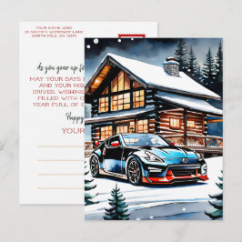 Cartão Postal De Festividades Feriados Revertidos - Natal da Edição JDM
