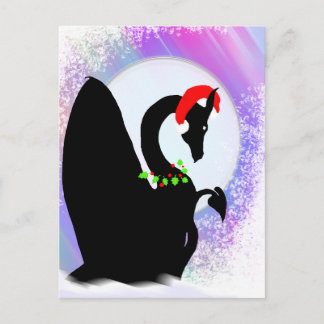 Cartão Postal De Festividades Férias da Lua do Dragão (Névoa Colorida)