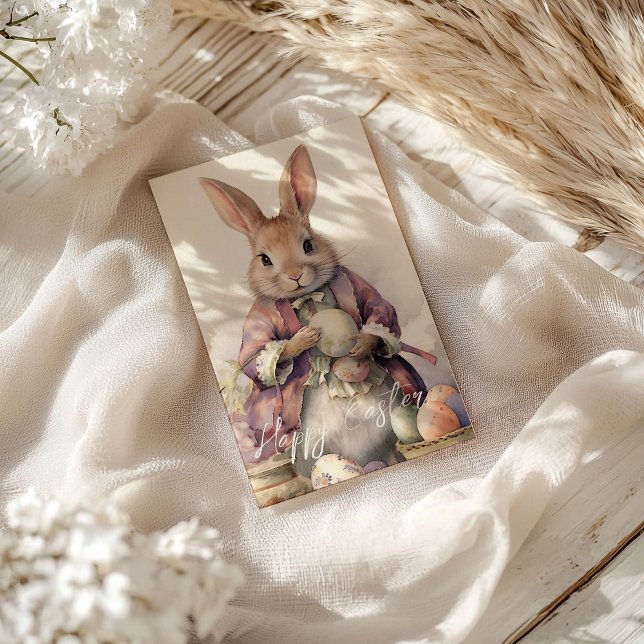 Cartão Postal De Festividades Férias de Natal Coelhinho de Férias  (Criador carregado)