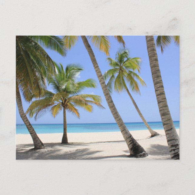 Cartão Postal De Festividades Férias de Praia (Frente)