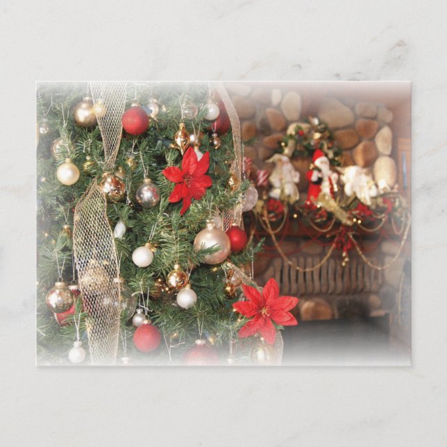 Cartão Postal De Festividades Férias Felizes (Frente)