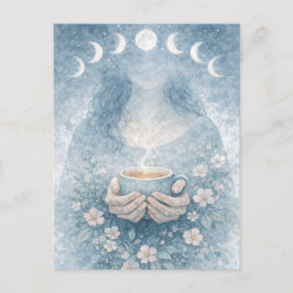 Cartão Postal De Festividades Fertility Goddess Day Watercolor Postcard