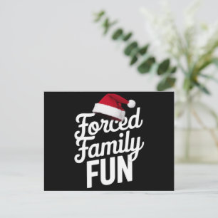 Cartão Postal De Festividades Festa de Diversão da Família Forçada Reunião Sarcá