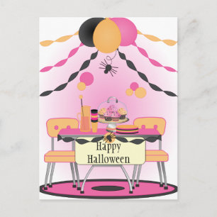 Cartão Postal De Festividades Festa de Halloween