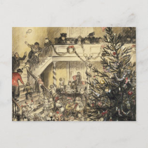 Cartão Postal De Festividades Festa de Natal
