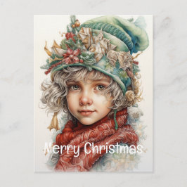 Cartão Postal De Festividades Festa de Natal Personalizada 22 de 25