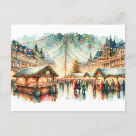 Cartão Postal De Festividades Festival de Natal