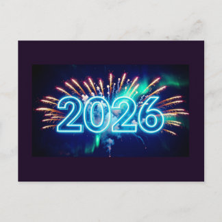 Cartão Postal De Festividades Festive New Year postcard