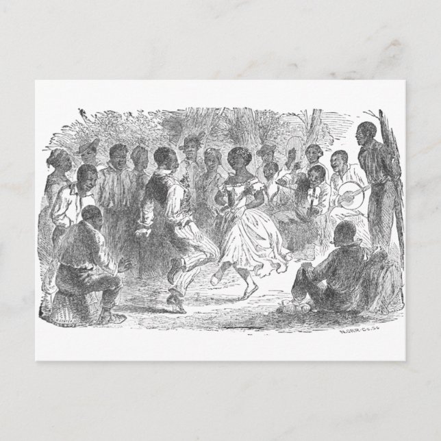 Cartão Postal De Festividades Festividades da véspera de Natal em Louisiana (Frente)