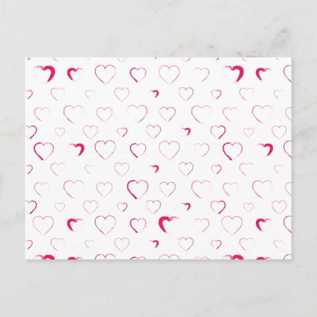 Cartão Postal De Festividades Fez para você meu coração (Frente)