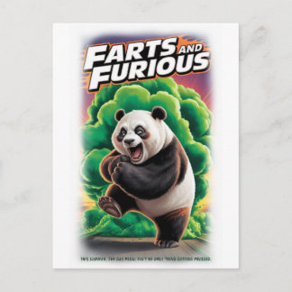 Cartão Postal De Festividades Filme Paródia Colorido em um Branco