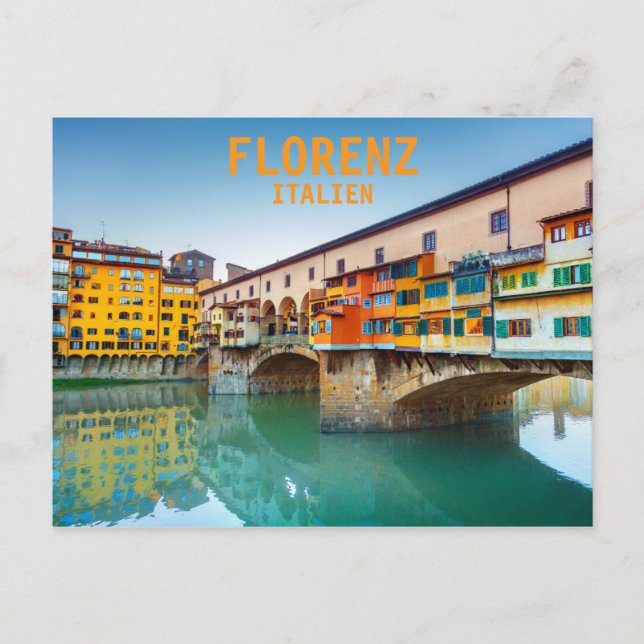 Cartão Postal De Festividades Florenz Italien (Frente)