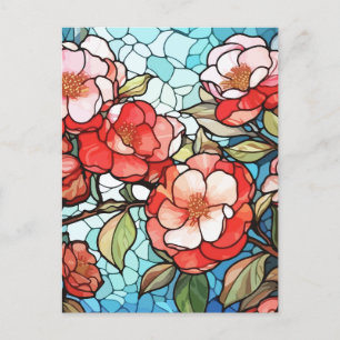 Cartão Postal De Festividades Flores de arte