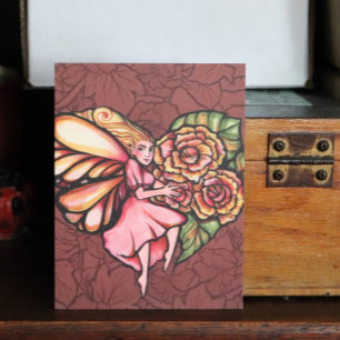 Cartão Postal De Festividades Flores de Flores do Coração de Jardim das Flores