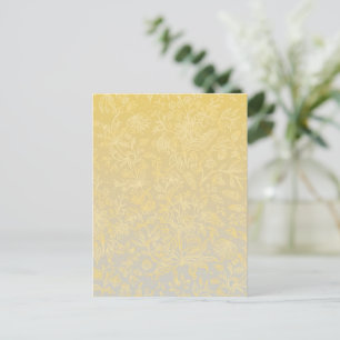 Cartão Postal De Festividades Flores decorativas 20