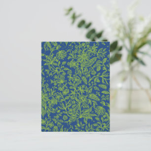 Cartão Postal De Festividades Flores decorativas 6
