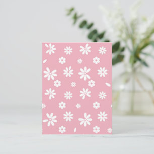 Cartão Postal De Festividades Flores e Pétalas 3