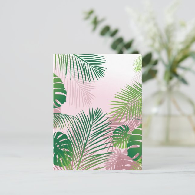 Cartão Postal De Festividades Folhas 1 (Em pé/Frente)